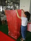Biologisch afbreekbare Op zwaar werk berekende Duidelijke de Compensatiedruk van de Plastic Zakken Rode Kleur