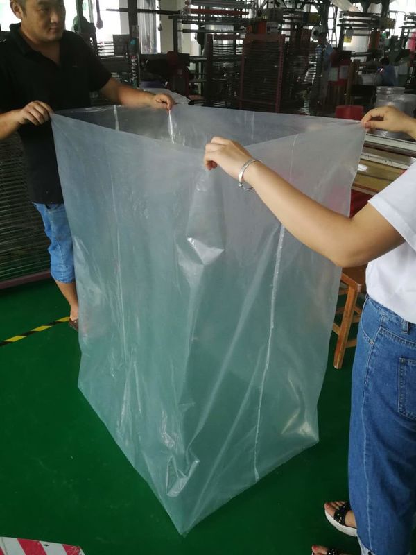 Clear Plastic PVC Mattress Cover Bag , Nylon Plastic Bag With Zipper Closure